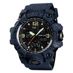 SKMEI 1155B Multifunktionale Herren Outdoor-Sport Armbanduhr mit großem Zifferblatt, wasserdicht und nachtleuchtend