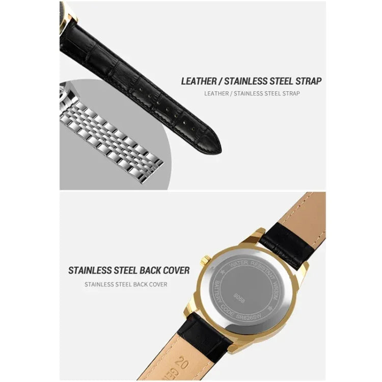 SKMEI 9058 Multifunktionale Outdoor-Mode Wasserdichte Quarz-Armbanduhr mit silbernem Gehäuse, EDA00092301A, EDA00092301B, EDA00092301C, EDA00092301D, EDA00092301E, EDA00092301F