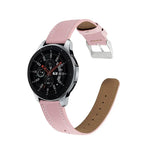 Round Tail Genuine Leather Replacement Strap Watchband, For Samsung Galaxy Watch 3 41mm, For Samsung Galaxy Watch 3 45mm, For Samsung Galaxy Watch 42mm, For Samsung Galaxy Watch 46mm