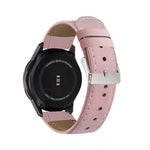 Ersatzarmband aus echtem Leder mit rundem Ende für Samsung Galaxy Watch Active / Active 2 40 mm / Active 2 44 mm