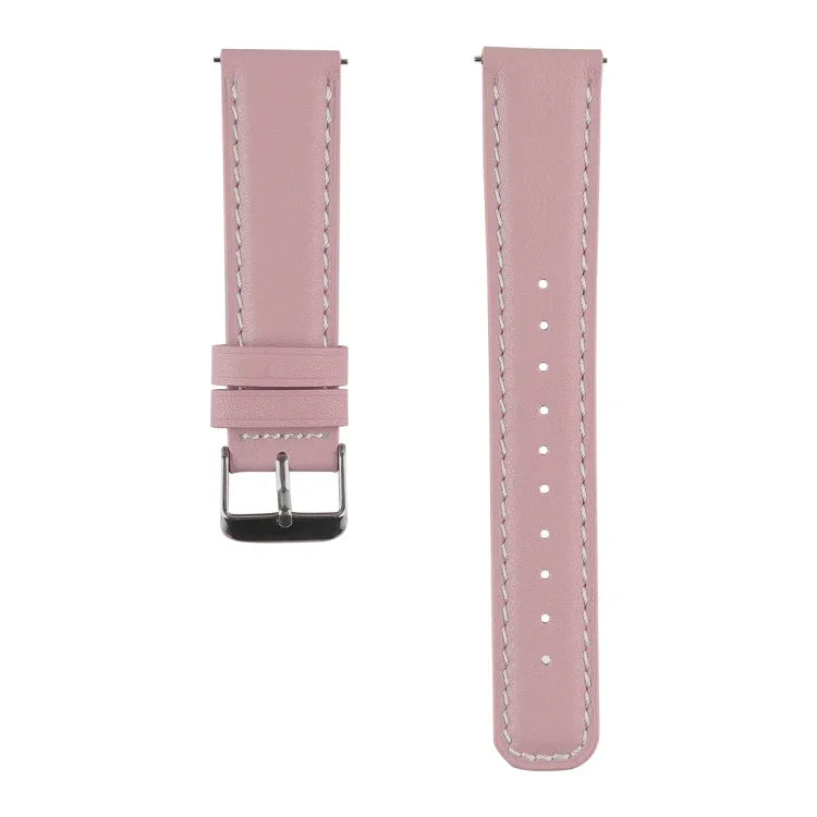 Ersatzarmband aus echtem Leder mit rundem Ende für Samsung Galaxy Watch Active / Active 2 40 mm / Active 2 44 mm