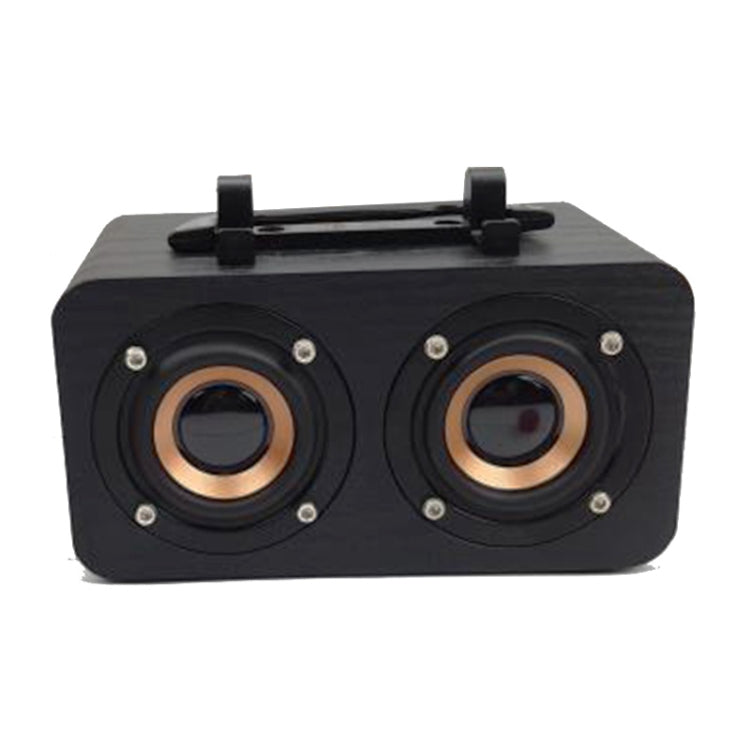 FT-4002 Kabellose Bluetooth-Retro-Subwoofer-Lautsprecher aus Holz, unterstützen TF-Karten- und USB-MP3-Wiedergabe, schwarz gemasert, gelb gemasert, rot gemasert