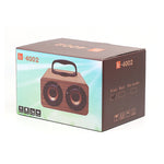 FT-4002 Kabellose Bluetooth-Retro-Subwoofer-Lautsprecher aus Holz, unterstützen TF-Karten- und USB-MP3-Wiedergabe, schwarz gemasert, gelb gemasert, rot gemasert
