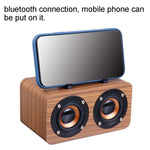 FT-4002 Kabellose Bluetooth-Retro-Subwoofer-Lautsprecher aus Holz, unterstützen TF-Karten- und USB-MP3-Wiedergabe, schwarz gemasert, gelb gemasert, rot gemasert