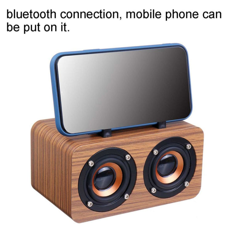 FT-4002 Kabellose Bluetooth-Retro-Subwoofer-Lautsprecher aus Holz, unterstützen TF-Karten- und USB-MP3-Wiedergabe, schwarz gemasert, gelb gemasert, rot gemasert