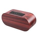 Q8 Bluetooth 4.2 Klassischer Bluetooth-Lautsprecher aus Holz mit Doppeltönern, Q8 (Rotbraune Holzmaserung), Q8 (Walnussmaserung)