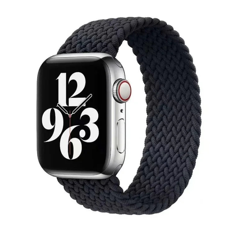 Einlagiges, gewebtes Nylonarmband für Apple Watch Series 6 &amp; SE &amp; 5 &amp; 4 (40 mm) / 3 &amp; 2 &amp; 1 (38 mm), Größen: S, M, L