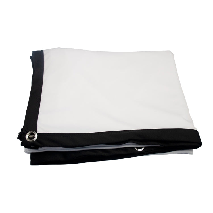 Faltbare Milchseide Polyester Projektorleinwand, 60 Zoll (16:9) Projektionsfläche: 133 x 75cm, 60 Zoll (4:3) Projektionsfläche: 120 x 90cm, 72 Zoll (16:9) Projektionsfläche: 159 x 90cm, 72 Zoll (4:3) Projektionsfläche: 146 x 110cm
