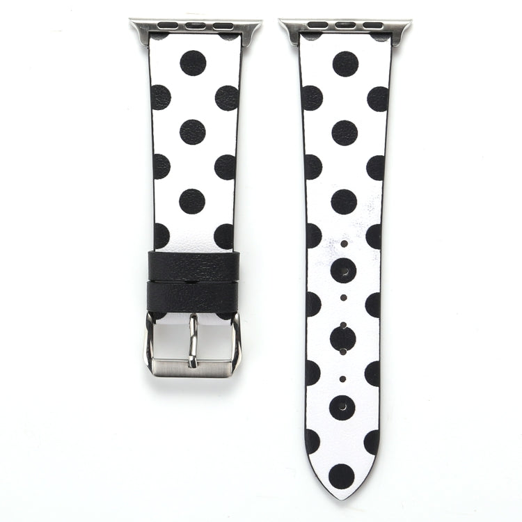 Fashion Dot Series Uhrenarmband für Apple Watch Series 6 & SE & 5 & 4 40mm / 3 & 2 & 1 38mm, für Apple Watch Series 7 41mm / 6 & SE & 5 & 4 40mm / 3 & 2 & 1 38mm, für Apple Watch Series 8&7 41mm / SE 2&6&SE&5&4 40mm / 3&2&1 38mm