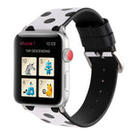 Fashion Dot Series Uhrenarmband für Apple Watch Series 6 & SE & 5 & 4 40mm / 3 & 2 & 1 38mm, für Apple Watch Series 7 41mm / 6 & SE & 5 & 4 40mm / 3 & 2 & 1 38mm, für Apple Watch Series 8&7 41mm / SE 2&6&SE&5&4 40mm / 3&2&1 38mm