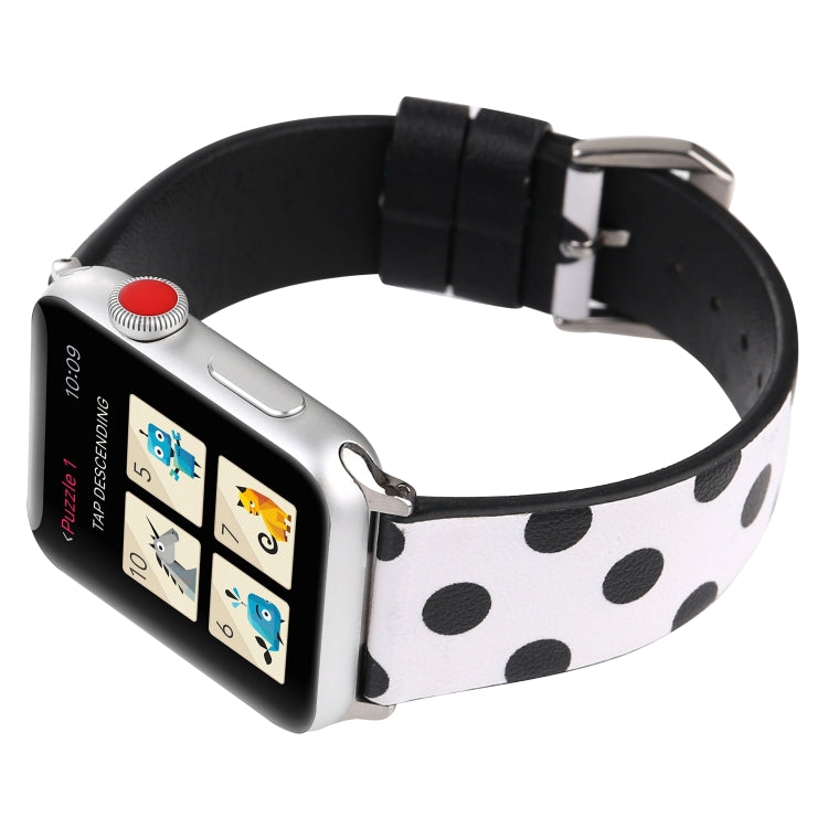 Fashion Dot Series Uhrenarmband für Apple Watch Series 6 & SE & 5 & 4 40mm / 3 & 2 & 1 38mm, für Apple Watch Series 7 41mm / 6 & SE & 5 & 4 40mm / 3 & 2 & 1 38mm, für Apple Watch Series 8&7 41mm / SE 2&6&SE&5&4 40mm / 3&2&1 38mm