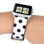 Fashion Dot Series Uhrenarmband für Apple Watch Series 6 & SE & 5 & 4 40mm / 3 & 2 & 1 38mm, für Apple Watch Series 7 41mm / 6 & SE & 5 & 4 40mm / 3 & 2 & 1 38mm, für Apple Watch Series 8&7 41mm / SE 2&6&SE&5&4 40mm / 3&2&1 38mm