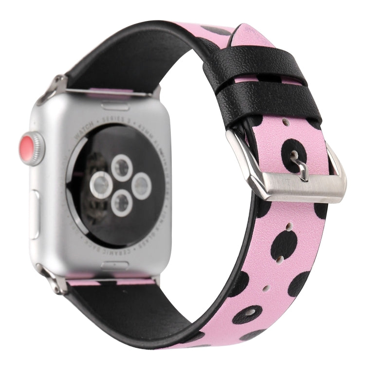 Fashion Dot Series Uhrenarmband für Apple Watch Series 6 & SE & 5 & 4 40mm / 3 & 2 & 1 38mm, für Apple Watch Series 7 41mm / 6 & SE & 5 & 4 40mm / 3 & 2 & 1 38mm, für Apple Watch Series 8&7 41mm / SE 2&6&SE&5&4 40mm / 3&2&1 38mm
