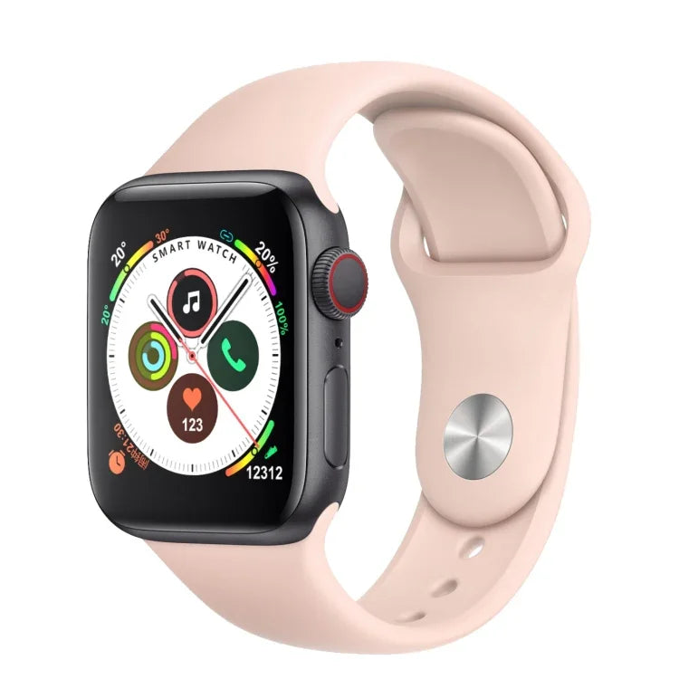 H55Pro Smartwatch mit 1,4-Zoll-TFT-Bildschirm und Bluetooth-Funktion, unterstützt Schlafüberwachung, Herzfrequenzmessung und Blutdruckmessung. Erhältlich mit Silikonarmband in verschiedenen Farben: Grün, Dunkelblau und Rosa.