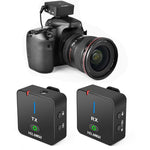 YELANGU MX5 2,4G Live-Übertragungs Interview Aufnahme Drahtloses Mikrofon