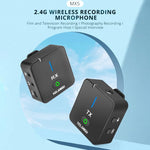 YELANGU MX5 2,4G Live-Übertragungs Interview Aufnahme Drahtloses Mikrofon