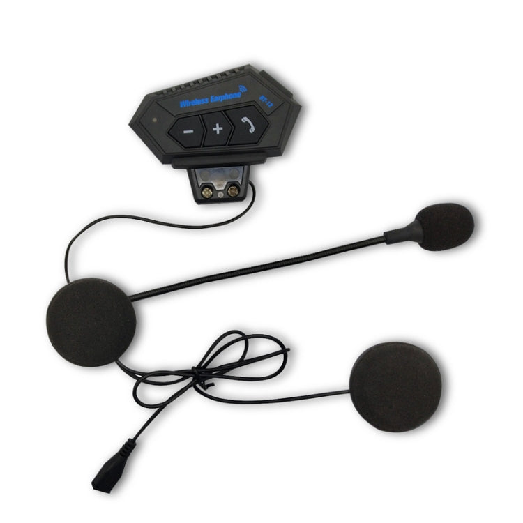 BT12 Motorradhelm-Bluetooth-Headset, Motorrad-Gegensprechanlage Bluetooth-Headset, BT12