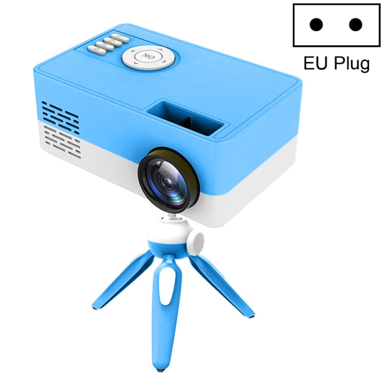 J15 1920 x 1080P HD Haushalts Mini LED Projektor mit Stativhalterung Unterstützung AV / HDMI x 1 / USB x1 / TF x 1, EU Stecker, US Stecker, UK Stecker, AU Stecker