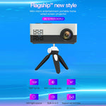 J15 1920 x 1080P HD Haushalts Mini LED Projektor mit Stativhalterung Unterstützung AV / HDMI x 1 / USB x1 / TF x 1, EU Stecker, US Stecker, UK Stecker, AU Stecker