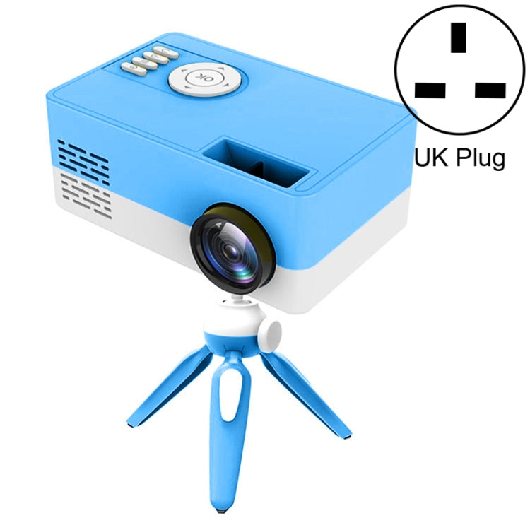J15 1920 x 1080P HD Haushalts Mini LED Projektor mit Stativhalterung Unterstützung AV / HDMI x 1 / USB x1 / TF x 1, EU Stecker, US Stecker, UK Stecker, AU Stecker