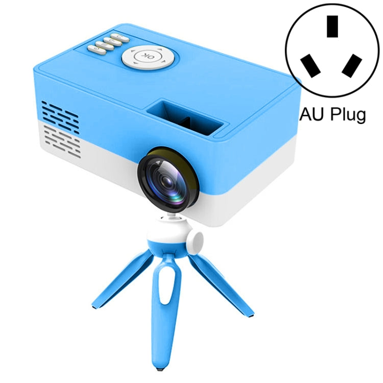 J15 1920 x 1080P HD Haushalts Mini LED Projektor mit Stativhalterung Unterstützung AV / HDMI x 1 / USB x1 / TF x 1, EU Stecker, US Stecker, UK Stecker, AU Stecker