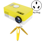 J15 1920 x 1080P HD Haushalts Mini LED Projektor mit Stativhalterung Unterstützung AV / HDMI x 1 / USB x1 / TF x 1, EU Stecker, US Stecker, UK Stecker, AU Stecker