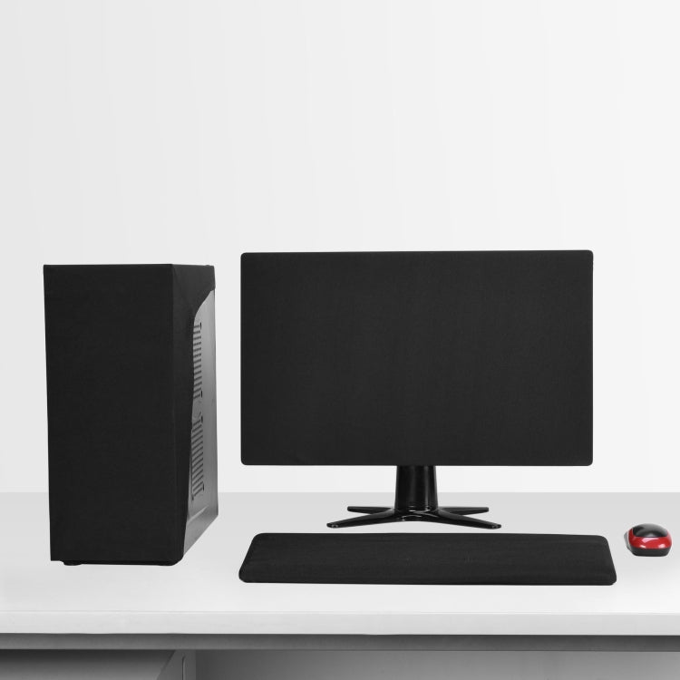 Staubschutzhülle für Computermonitor, hängend, Stretchstoff, LCD-Desktop-Staubschutzhülle, 19 bis 21 Zoll, 23 bis 25 Zoll, 27 Zoll, 31,5 Zoll