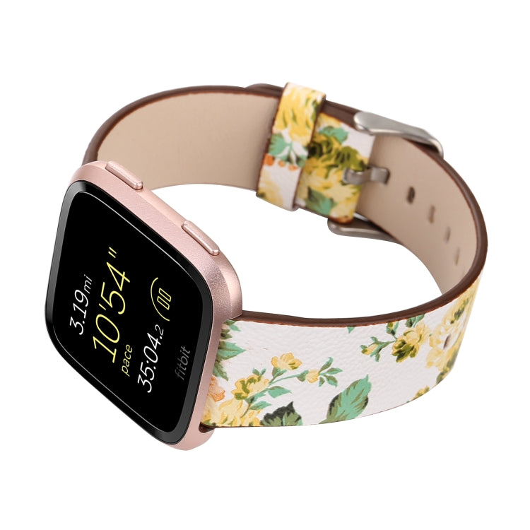 For Fitbit Versa 1 / 2 Flower Pattern Replacement Wrist Strap Watchband
