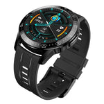 GT3 Smartwatch mit 1,3 Zoll großem, rundem Vollbilddisplay, unterstützt Schlafüberwachung, Herzfrequenzmessung und Temperaturüberwachung.