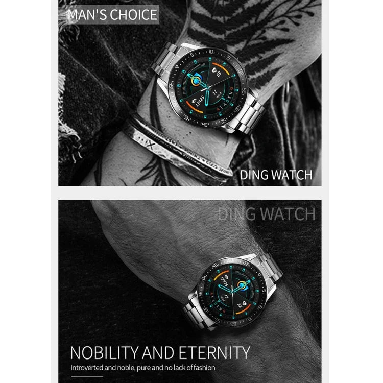 GT3 Smartwatch mit 1,3 Zoll großem, rundem Vollbilddisplay, unterstützt Schlafüberwachung, Herzfrequenzmessung und Temperaturüberwachung.