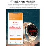 GT3 Smartwatch mit 1,3 Zoll großem, rundem Vollbilddisplay, unterstützt Schlafüberwachung, Herzfrequenzmessung und Temperaturüberwachung.