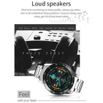 GT3 Smartwatch mit 1,3 Zoll großem, rundem Vollbilddisplay, unterstützt Schlafüberwachung, Herzfrequenzmessung und Temperaturüberwachung.