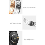GT3 Smartwatch mit 1,3 Zoll großem, rundem Vollbilddisplay, unterstützt Schlafüberwachung, Herzfrequenzmessung und Temperaturüberwachung.