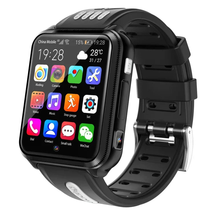 H1(1+8) 1,54 Zoll Full-Fit-Display mit Dual-Kamera, Smartwatch mit SIM-Karten-Unterstützung, GPS-Tracking, Echtzeit-Trajektorienaufzeichnung und Temperaturüberwachung