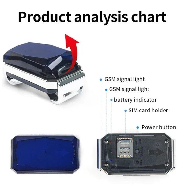 G06 IP67 Wasserdichter GPS-Tracker für Haustiere, Hundeortungsgerät, G12