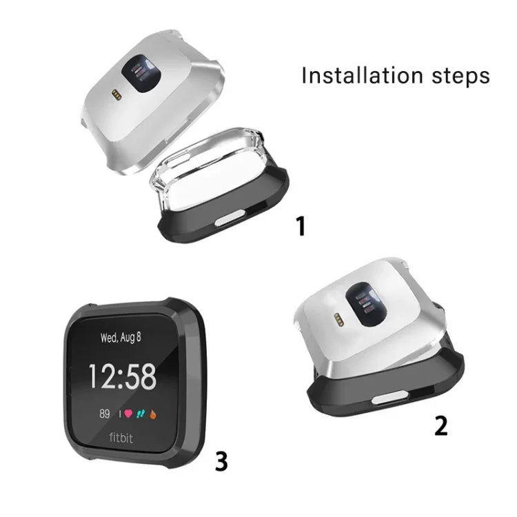 Schutzhülle aus TPU mit vollständiger Beschichtung für Fitbit Versa Lite Smartwatch