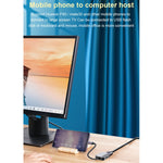HW-6002 2-in-1 Typ-C / USB-C zu HDMI + VGA Adapter Konverter, HW-6002