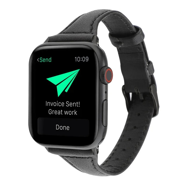 Echtlederarmband mit Crazy-Horse-Muster, passend für Apple Watch Series 7 (41 mm), 6, SE, 5, 4 (40 mm), 3, 2, 1 (38 mm) und 8, 7, SE, 2, 6, SE, 5, 4 (40 mm), 3, 2, 1 (38 mm).