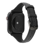 Echtlederarmband mit Crazy-Horse-Muster, passend für Apple Watch Series 7 (41 mm), 6, SE, 5, 4 (40 mm), 3, 2, 1 (38 mm) und 8, 7, SE, 2, 6, SE, 5, 4 (40 mm), 3, 2, 1 (38 mm).