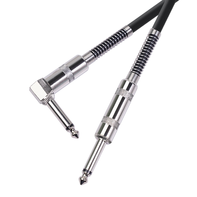 TC048SL 6,35mm Stecker gerade zu Winkel E-Gitarren-Audiokabel, 1,8m, 3m, 6m, 10m