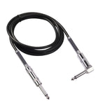 TC048SL 6,35mm Stecker gerade zu Winkel E-Gitarren-Audiokabel, 1,8m, 3m, 6m, 10m