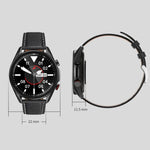 M98 Smartwatch mit 1,28 Zoll IPS-Farbbildschirm, IP67 wasserdicht, unterstützt Schlafüberwachung, Herzfrequenzmessung und Bluetooth-Anrufe, Ausführung: Stahlarmband, Stahlarmband (Schwarz), Stahlarmband (Silber)