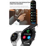 M98 Smartwatch mit 1,28 Zoll IPS-Farbbildschirm, IP67 wasserdicht, unterstützt Schlafüberwachung, Herzfrequenzmessung und Bluetooth-Anrufe, Ausführung: Stahlarmband, Stahlarmband (Schwarz), Stahlarmband (Silber)