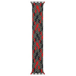Mehrfarbige, geflochtene Nylon-Armbänder mit einfacher Schlaufe als Ersatz für Apple Watch Series 6 &amp; SE &amp; 5 &amp; 4 (40 mm) / 3 &amp; 2 &amp; 1 (38 mm), Größen: S, M, L