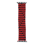 Mehrfarbige, geflochtene Nylon-Armbänder mit einfacher Schlaufe als Ersatz für Apple Watch Series 6 &amp; SE &amp; 5 &amp; 4 (40 mm) / 3 &amp; 2 &amp; 1 (38 mm), Größen: S, M, L