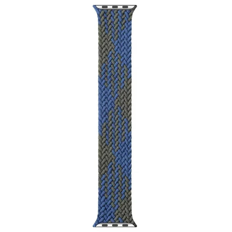 Mixed Color Nylon Braided Single Loop Replacement Watchbands For Apple Watch Series 6 & SE & 5 & 4 44mm / 3 & 2 & 1 42mm, S, M, L