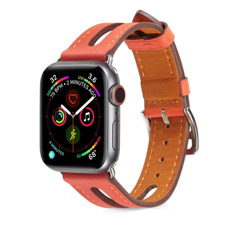 Hochwertiges Lederarmband für Apple Watch Series 6, SE, 5 und 4 (40 mm) sowie 3, 2 und 1 (38 mm)