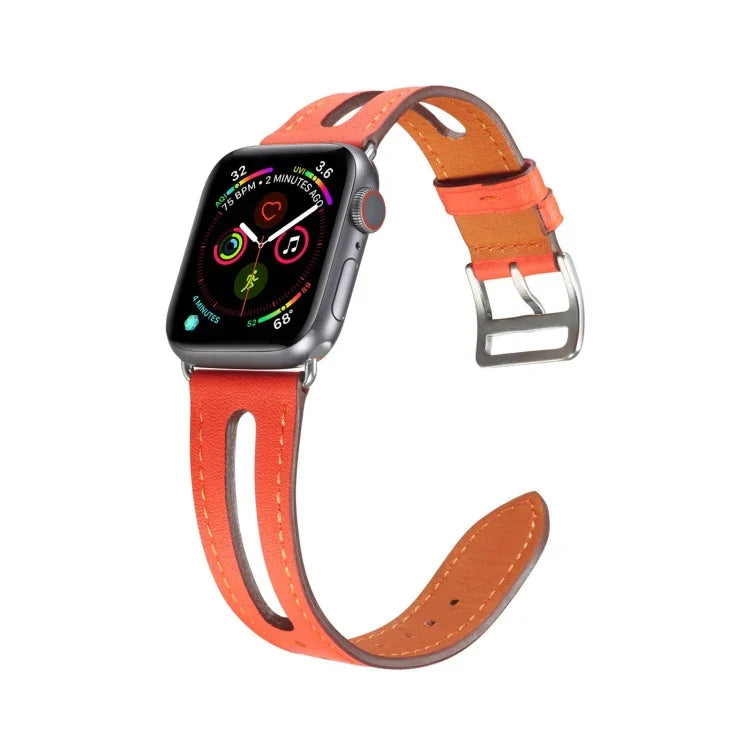 Hochwertiges Lederarmband für Apple Watch Series 6, SE, 5 und 4 (40 mm) sowie 3, 2 und 1 (38 mm)
