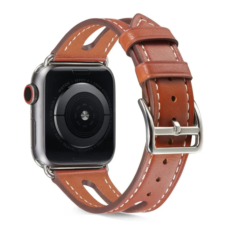 Hochwertiges Lederarmband für Apple Watch Series 6, SE, 5 und 4 (40 mm) sowie 3, 2 und 1 (38 mm)