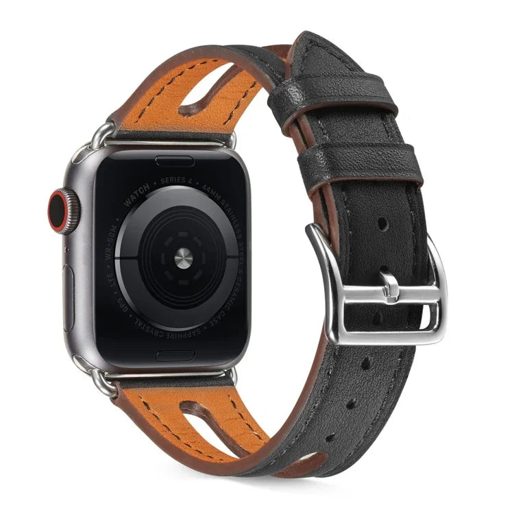 Hochwertiges Lederarmband für Apple Watch Series 6, SE, 5 und 4 (40 mm) sowie 3, 2 und 1 (38 mm)